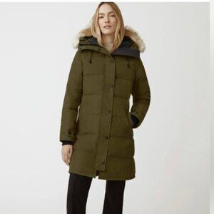 RARE! Canada Goose Shelburne Parka Grey Fur M